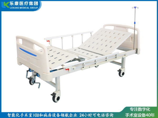 雙搖手動護理床